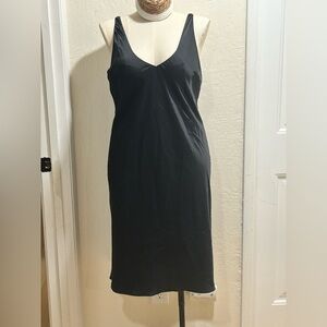 Victoria's Secret Black Slip Dress with Thin Straps